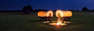 Go Glamping in North Carolina at this Wonderful Riverside Covered Wagon in Lillington - Lillington - 1