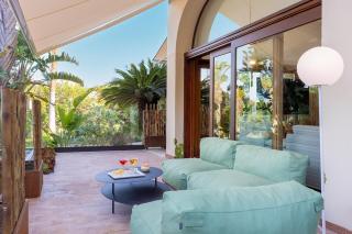 Numeroquattro-Light Green, Open Space con vista sul giardino e piscina - 7