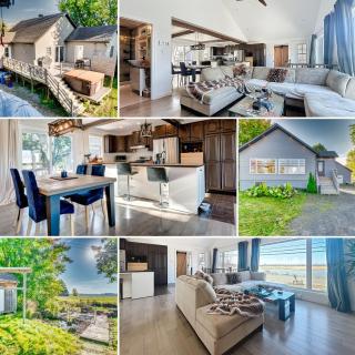 Maison au bord de l'eau et Spa extérieur - - 9