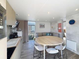 Mobil-home tout confort 6 pers, 200m plage, piscine chauffée, 2 SDB, Jullouville. - FR-1-361A-58 - 9