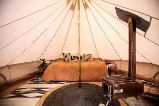 Pet Friendly Bell Tent Rental Perfect for a Weekend Getaway - - 4