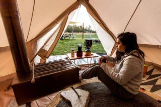 Pet Friendly Bell Tent Rental Perfect for a Weekend Getaway - - 3
