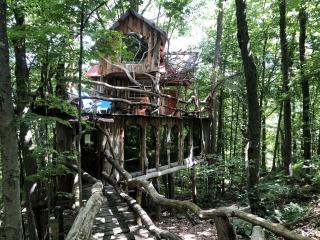 Uniquely Crafted Tree House Rental near Lake Saint Catherine, Vermont - - 1