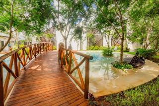 Tulum private jungle cool pool at Dk Tulum DK 500 mbps Wi-Fi 3 Bikes King Bed - Tulum - 8