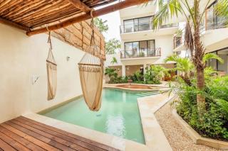 Private Yard & Cool Tub Wifi 1 bed 3 guest - Tulum - 9