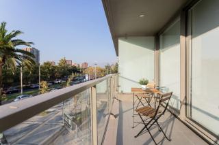 1 BE1BA in Pdte Riesco Spacious ideal for 3 - Santiago - 6