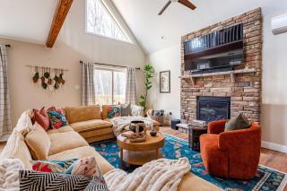 The Buckhorn Chalet Hot Tub Arcades 6 Bedroom Fire Place - Albrightsville - 8