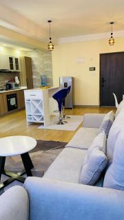 beautiful one bedroom apartment with heated swimming pool fully equipped gym ample parking space and city views - Nairobi - 5