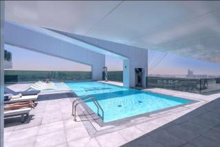 Vogue 17th Floor Balcony with Glow Garden and Sheikh Zayed View - Walkable to Metro, Wasl Residence - 9