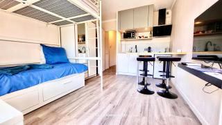 Studio 4P pool parking balcony terrace - IFSI - Cannes - 3