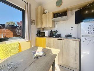 Tiny House 1 chambre, piscine chauffée, à 200 m de la plage, Jullouville - FR-1-361A-24 - Jullouville-les-Pins - 8