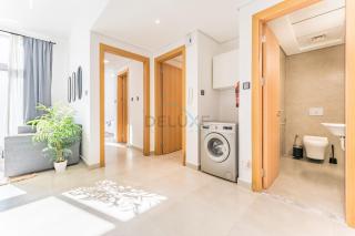 Balcony Offering Community Views 1BR with Assistant Room, Walking Distance to Community Park , Pantheon Elysee , Jumeirah Village Circle by Deluxe Holiday Homes - 6