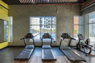 Balcony Offering Community Views 1BR with Assistant Room, Walking Distance to Community Park , Pantheon Elysee , Jumeirah Village Circle by Deluxe Holiday Homes - 1