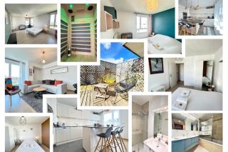 Rooftop 6 pers, 2 Sdb avec terrasse - Reims - 6