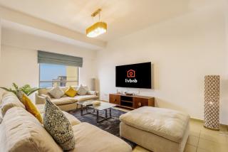 Livbnb - Stunning 1-BR w/ Palm & Sea Views in JBR - Dubai - 9