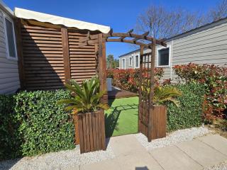 Mobil home tout confort au Camping Les Viviers, Cap Ferret - 9