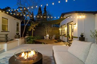 European Garden Home and firepit - San Diego - 9