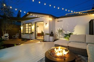 European Garden Home and firepit - San Diego - 4