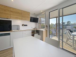 Mobil-home Grand Confort à 200m plage, camping avec piscine, terrasse, WiFi inclus - 4 pers. - FR-1-361A-37 - Jullouville-les-Pins - 9