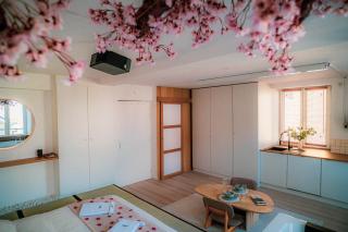Nuit romantique, Suite avec jacuzzi et cinéma privé au design Japandi - Guebwiller - 4