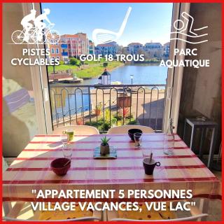 "LE BALCON DU LAC" Appartement 5 personnes, vue lac, au coeur d'un village vacances, accès parc aquatique gratuit - Talmont - 0