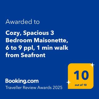 Cozy, Spacious 3 Bedroom Maisonette, 6 to 9 ppl, 1 min walk from Seafront - Marsaxlokk - 9