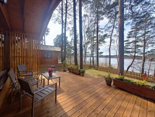 Zakątek Wdzydze -domek nr 7 w pierwszej linii od jeziora - Borsk - 5