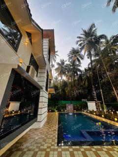 SEAs THE DAY LUXURIOUS 5BHK VILLA 2min From Awas Beach With Huge Private Pool - Alibaug - 6