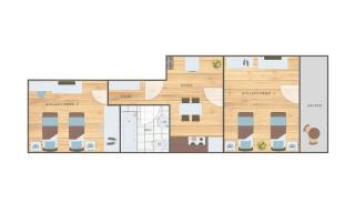 bookandstay24 Dietzenbach 2 Zimmerwohnung mit Balkon, Küche und Parkplatz-10 - Dietzenbach - 2