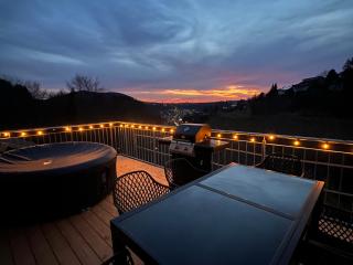 Wellnessoase! Sauna und Whirlpool mit Aussicht - Albstadt - 3