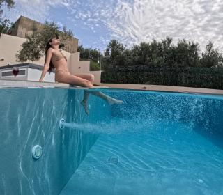 Villa Daratso with private pool view to the sea - 9