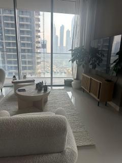 Palm & Marina View 1BR Apartment at Emaar Beachfront - 0