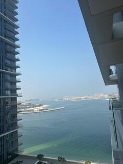 Palm & Marina View 1BR Apartment at Emaar Beachfront - 2