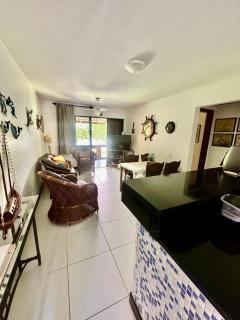 Flat Guarajuba 4 quartos térreo à Beira Mar - pé na areia - governança com arrumadeira e Wi Fi inclusos - 8