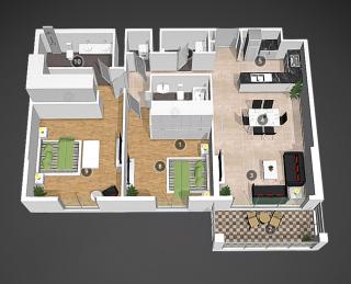 Spacious 2BR flat, La Rive 2 - Dubai - 9