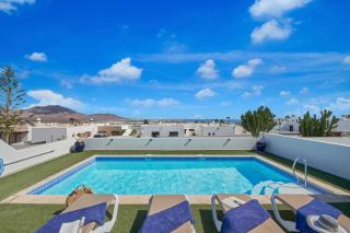 Villa Vino, Los Altos - Heated Pool, AC, Panorama Sea Views - Playa Blanca - 9