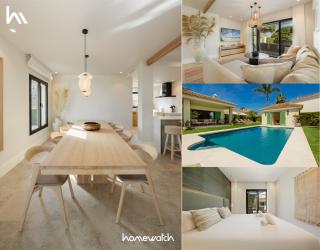 Mediterranean villa, on one floor, with private heated pool, large garden and terrace and close to the sea, in La Cala de Mijas - La Cala de Mijas - 0
