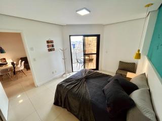 Flat no melhor de Santos. Pé na areia com piscina! - Santos - 2