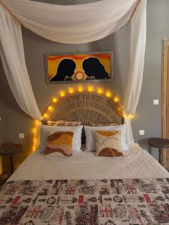 O'MAZETTE CHAMBRE ROMANTIQUE VUE JARDIN AVEC PISCINE découverte de l'Aude - Fabrezan - 0