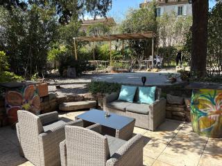 O'MAZETTE CHAMBRE ROMANTIQUE VUE JARDIN AVEC PISCINE découverte de l'Aude - 7