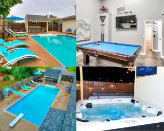 Beautiful home With Pool Hot tub & king bed - Oklahoma City - 3