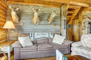 Log Cabin with Pond and Trail Access in Almond! - Almond - 6