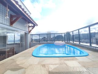 Cobertura - Piscina - Churrasqueira - 300 Metros da Praia - Guarujá - 7