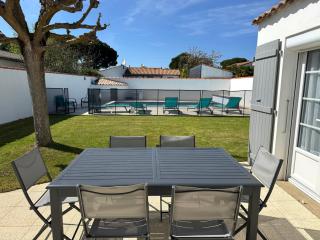 ღ Villa des Grasses - Piscine Chauffée, Jardin & Wifi - Le Bois-Plage-en-Ré - 5