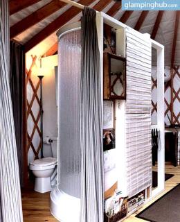 Modern Countryside Yurt Rental in Waterville, Upstate New York - 6