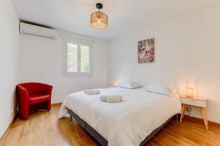 Havre de paix - Wifi, AC, parking, 4 pers - Nice - 5