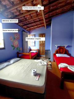 Suite 1 ate 5 pessoas frente pontal centro - Paraty - 8