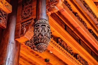 Ming Qing Yuan Chinese Traditional Wood carved Courtyard - - 6