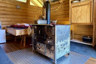 Schwarzwald Romantikhütte - Zweisamkeit - mit Bettwäsche, Handtücher und Holz - 6