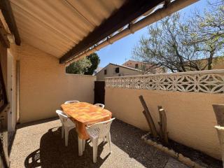 Villa 5 pers, Mezzanine, WIFI, Clim, Parking, près Plage - FR-1-81-632 - Le Barcarès - 9